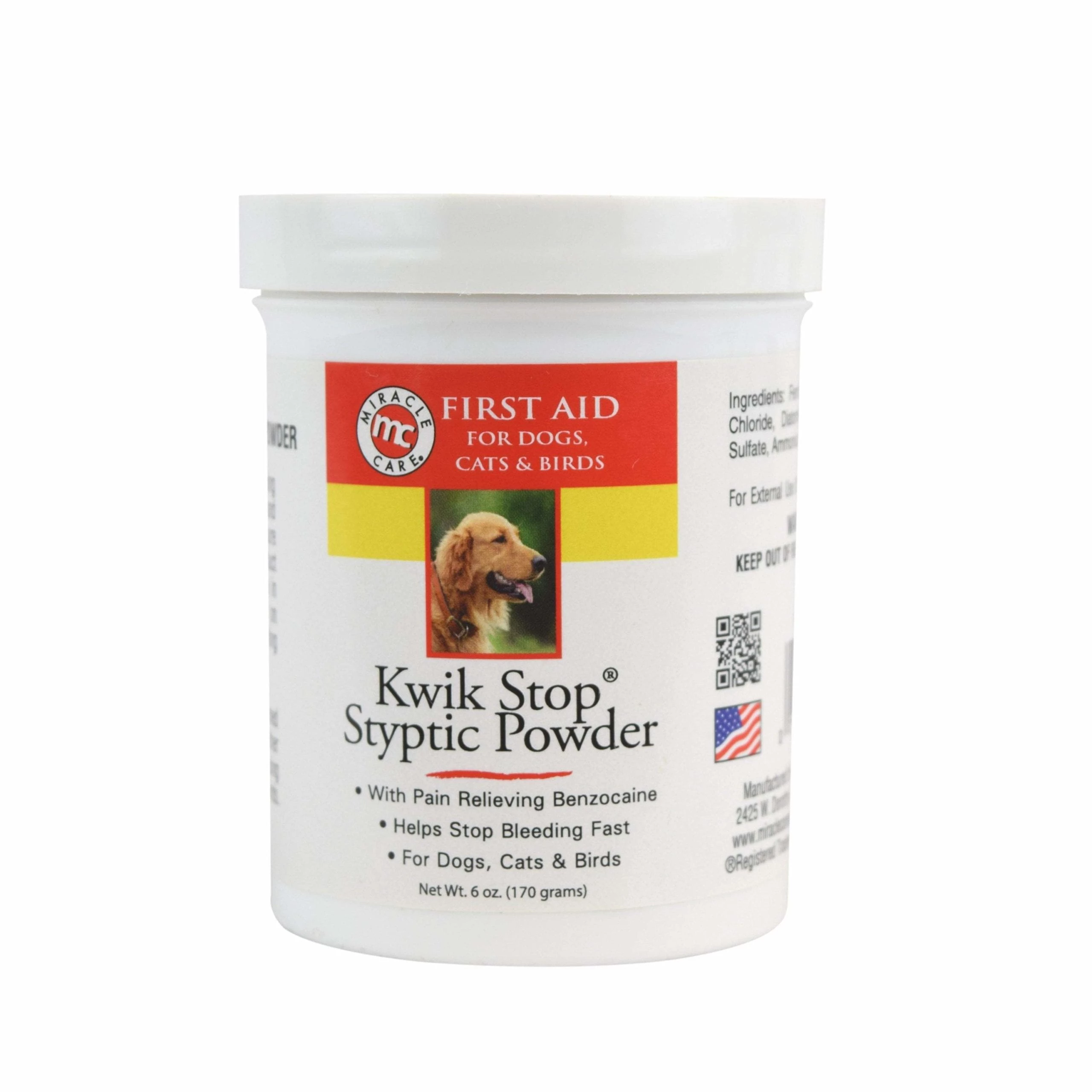 Kwik Stop Styptic Powder - Powder - Miracle Care - Miracle Corp